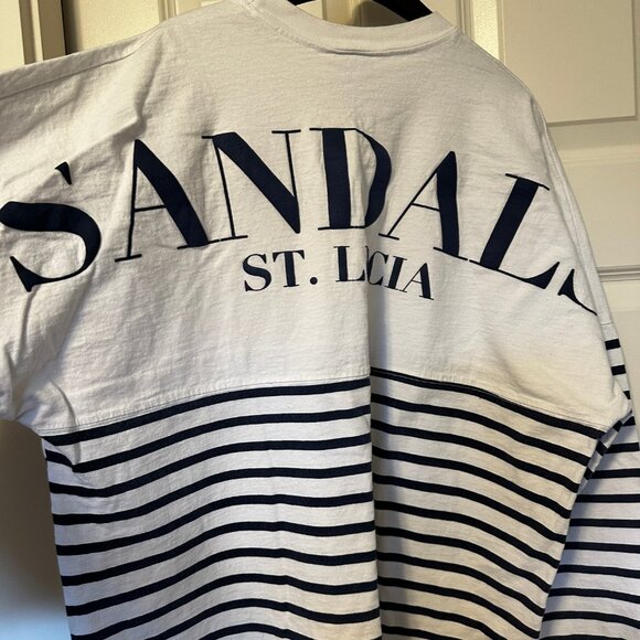Spirit Jersey St. Lucia Sandals Shirt in Nautical Look in Size L - Picture 3 of 3